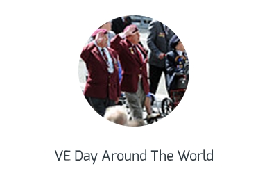 ww2 VE day around the world