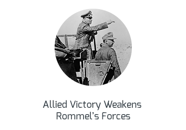 allied victory weakens rommel's